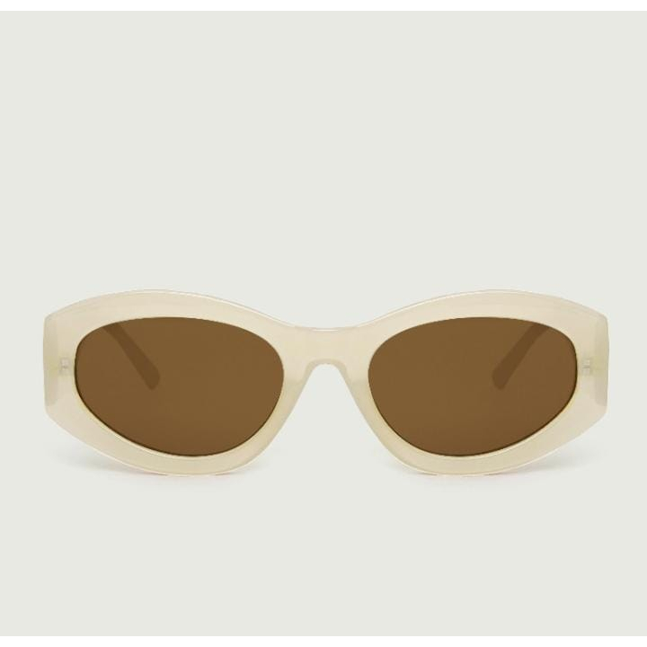 SUNNIES STUDIOS ALBA BONE SUNGLASSES