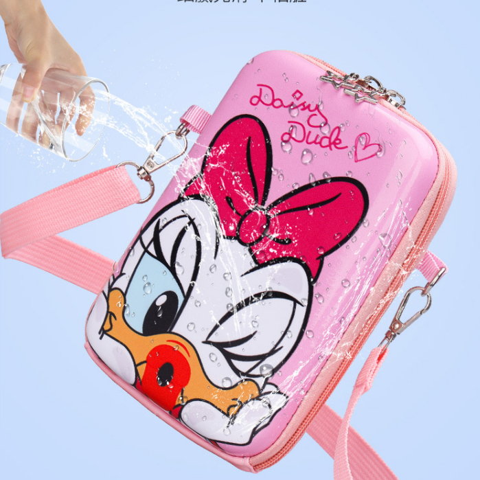 DOMMO - D6139 Tas Selempang Anak / Sling Bag Fashion Korea / Tas Selempang Style Korea / Tas Selempang Karakter /  Sling Bag Hardcase Motif Lucu