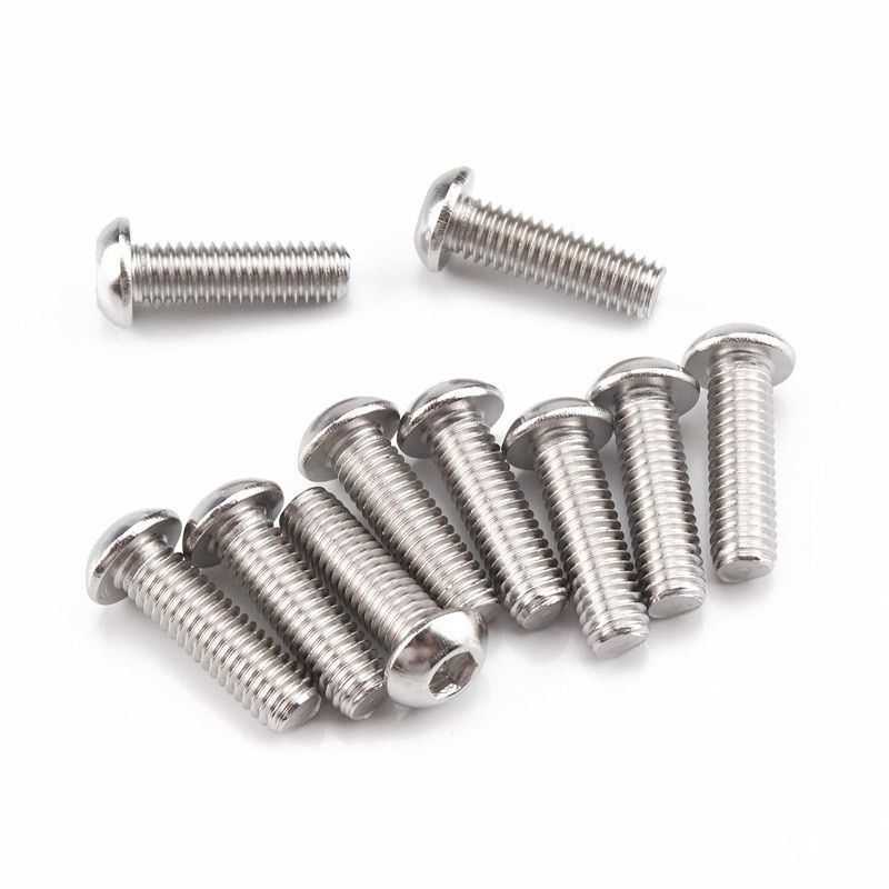 500pcs Baut Soket Mur dan Mur Stainless Steel 304 Hex Socket Bolt and Nuts Set M3/M4/M5