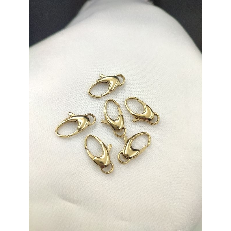 6 PCS PREMIUM Kait Kalung Kait Gelang Kokot Udang Kunci Lobster Stainless steel