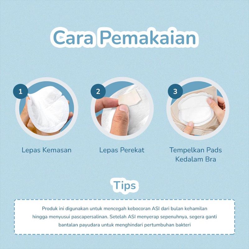 Coconi Ultra Thin Disposable Breastpad 100 pcs Busa Bantalan Penyerap Asi