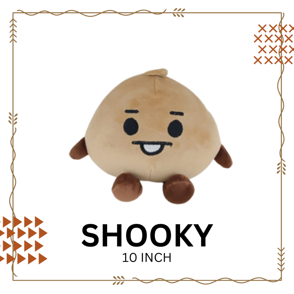 Boneka karakter BTS mini plush toys BT 21 Shooky bt21 premium size 10inch