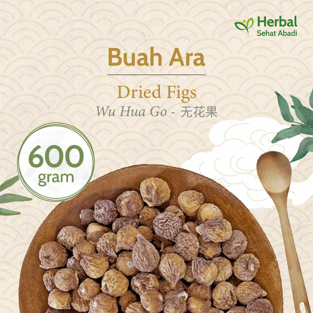 

Buah Ara 600 gram / Dried Figs / Wu Hua Guo (无花果)