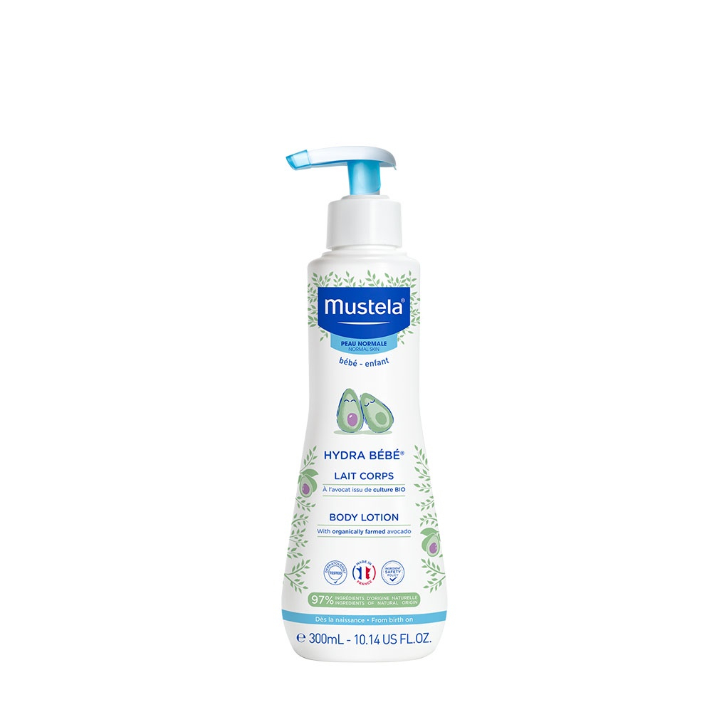 Mustela Normal Skin - Mustela Hydrabebe Body Lotion 300ml - 500ml - Body Lotion Baby