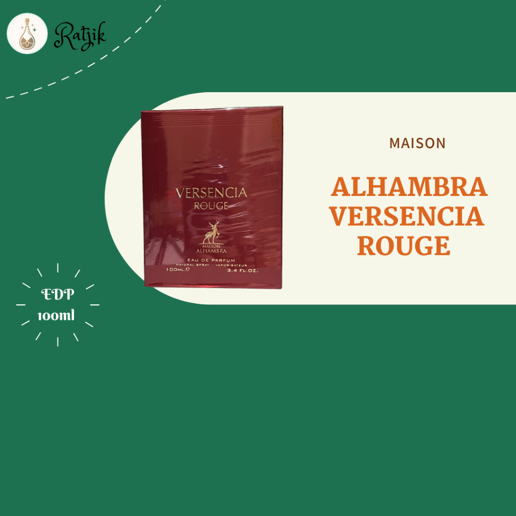MAISON ALHAMBRA VERSENCIA ROUGE EDP 100ML FOR MEN