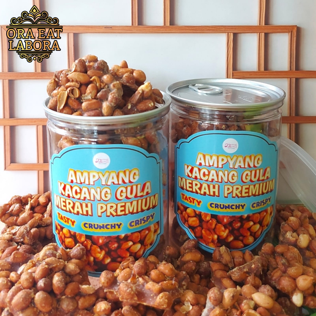 

Can Ampyang Kacang Gula Merah Ting Ting Kacang Gula Jawa Kualitas Premium - Ora Eat Labora