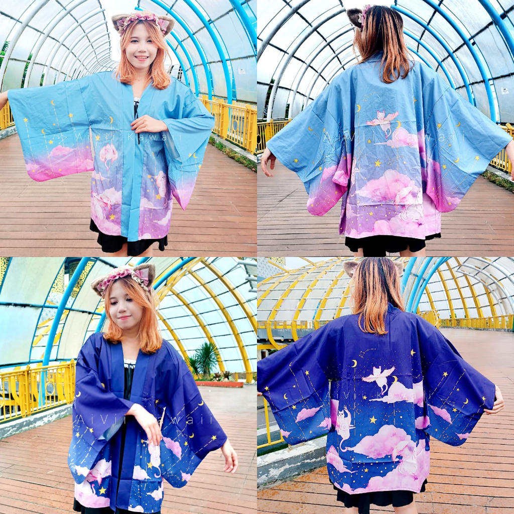 CARDIGAN KIMONO STARRY LOLITA NEKO