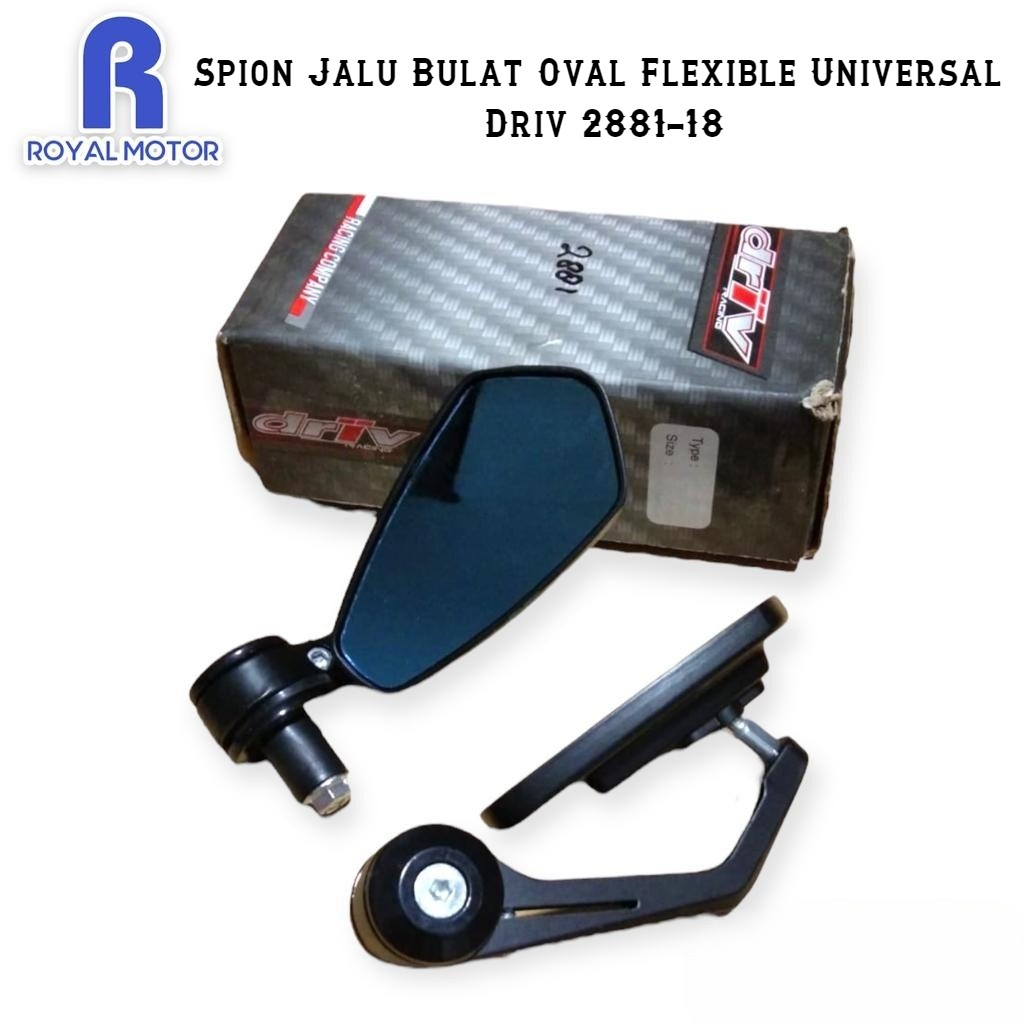 SPION BAR END / SPION JALU BULAT OVAL FLEXIBLE HITAM KACA BIRU UNIVERSAL MIO BEAT SCOOPY VARIO NMAX LEXI AEROX PCX DLL