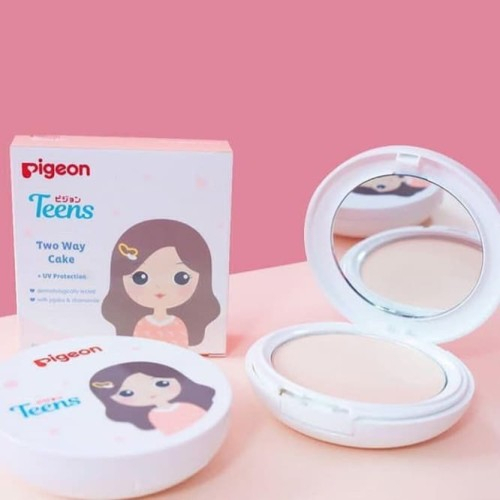 PIGEON Teens Two Way Cake 14Gr / Bedak Padat Mengandung Foundation