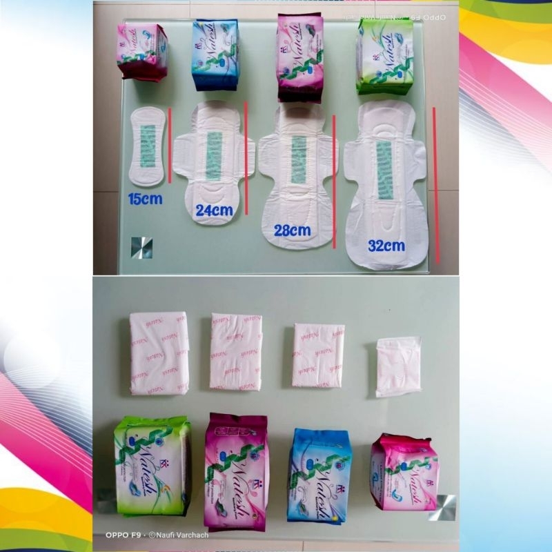 Natesh Pembalut ( 1 Karton ) Natesh Pantyliner Original kk Indonesia