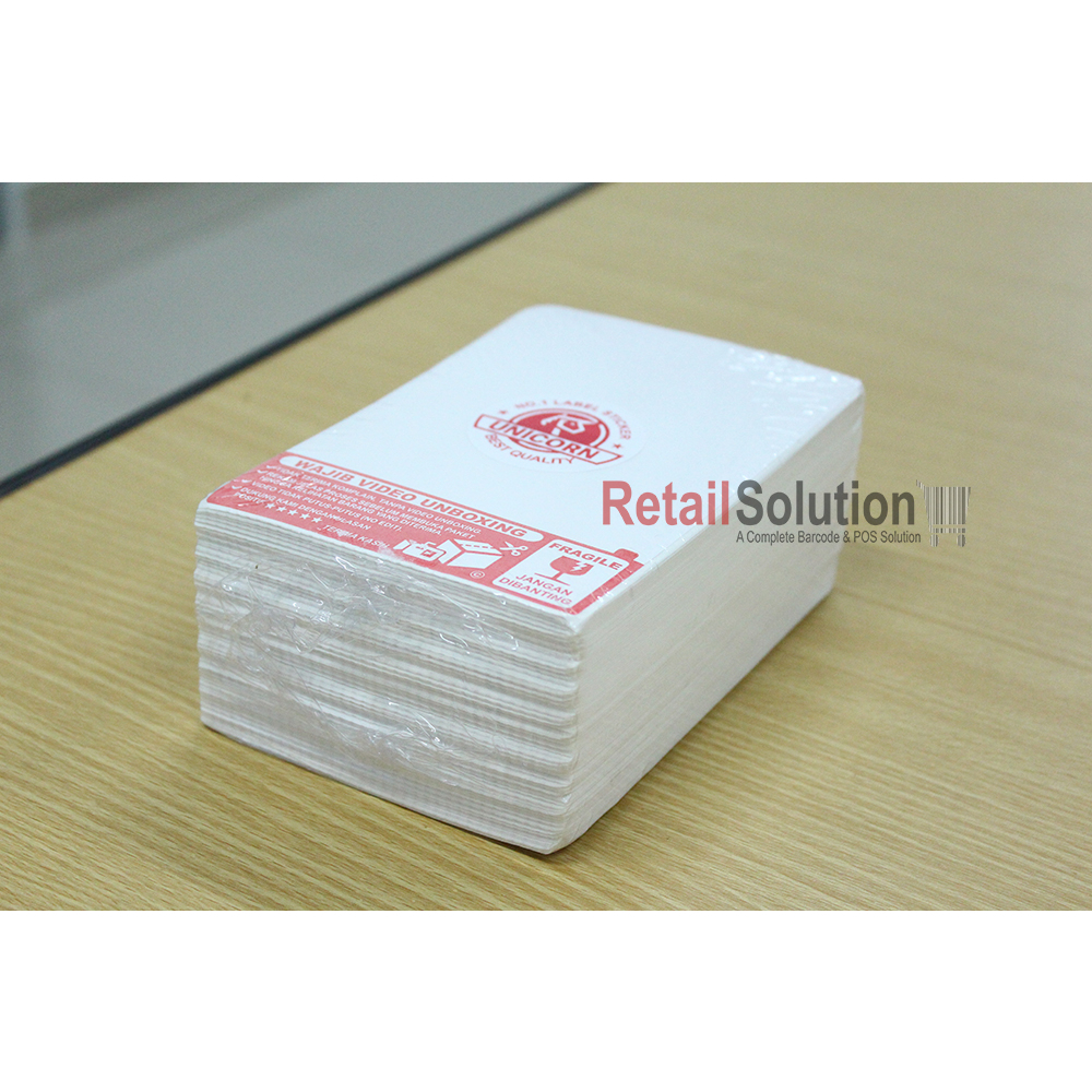 Stiker Label Thermal AWB Resi Alamat Unboxing Fragile A6 100x150 Lipat