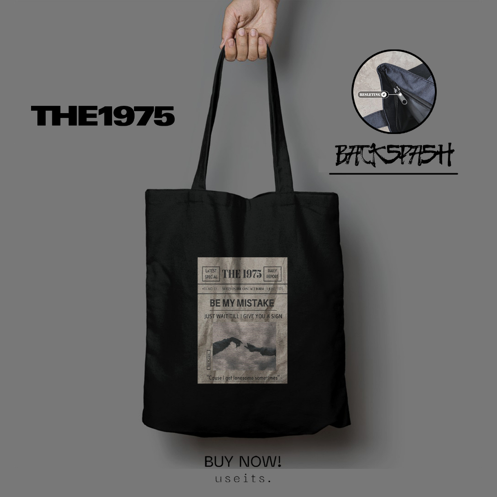 Tas Totebag The 1975 Band Pria Wanita Hit - THE 1975