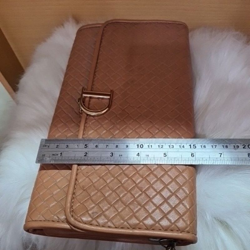 CLUTCH BAG D BROWN