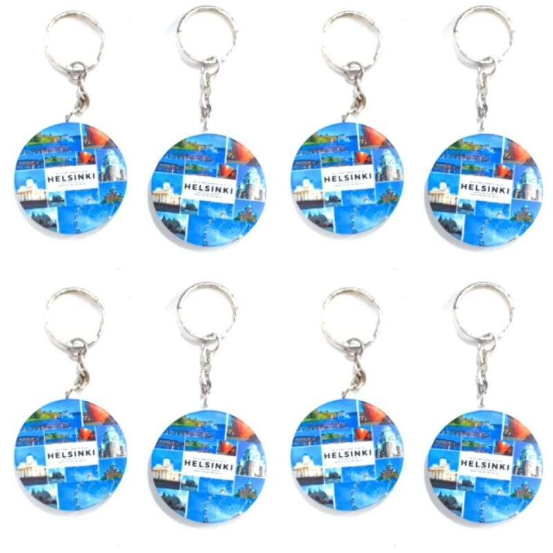 gantungan kunci finlandia souvenir Finlandia gantungan kunci Finland helsinki