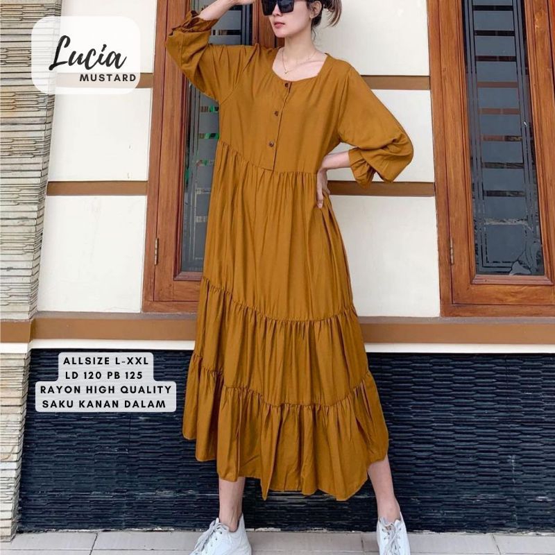 LUCIA DRES WANITA TERBARU