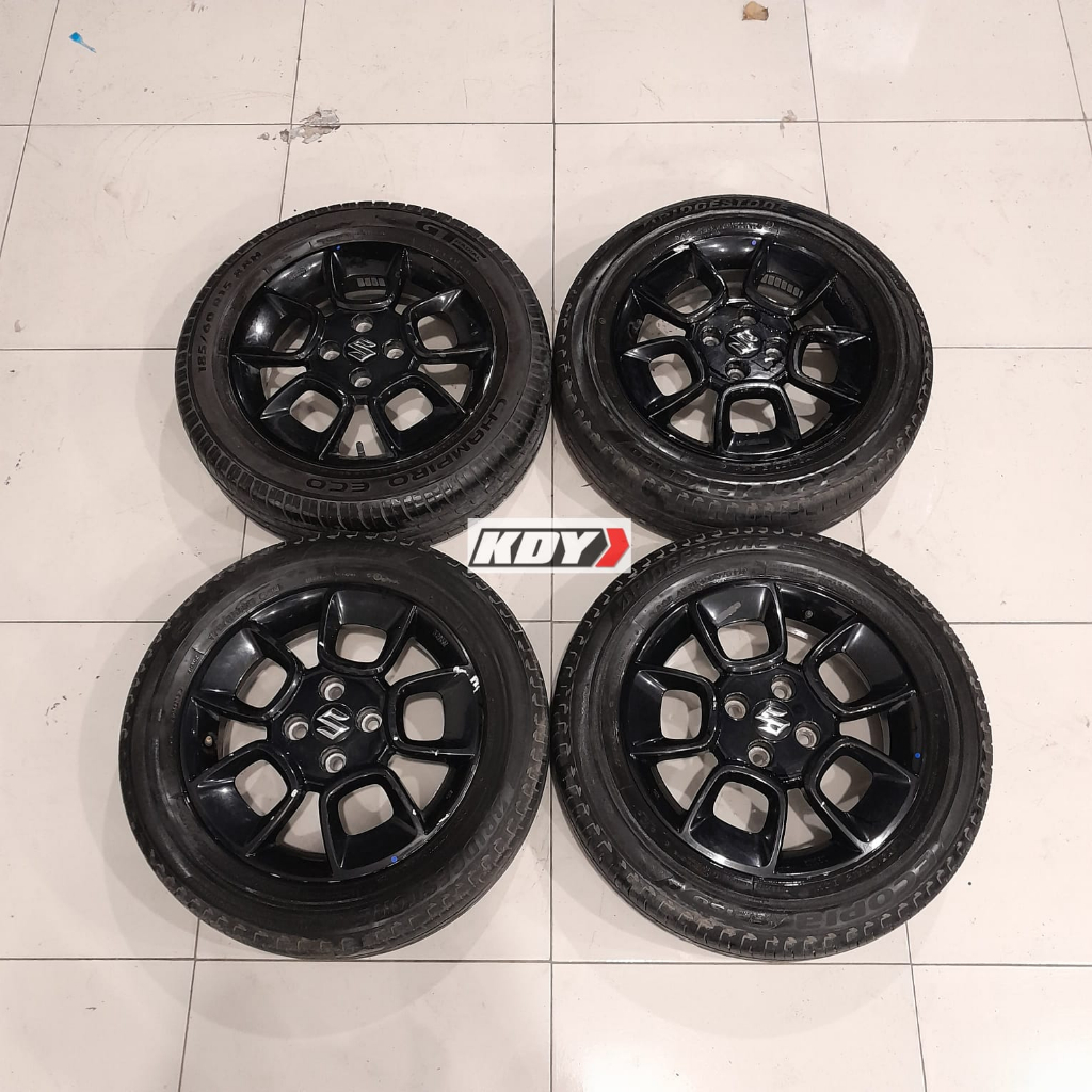 Pelek Ori Murah Bekas Mobil Suzuki Ignis Ring 15 Baut 4x100