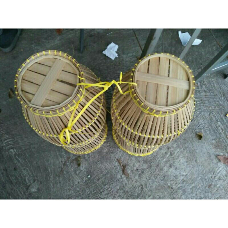 Alat perangkap ikan Udang wuwu bubu+tutup BAMBU