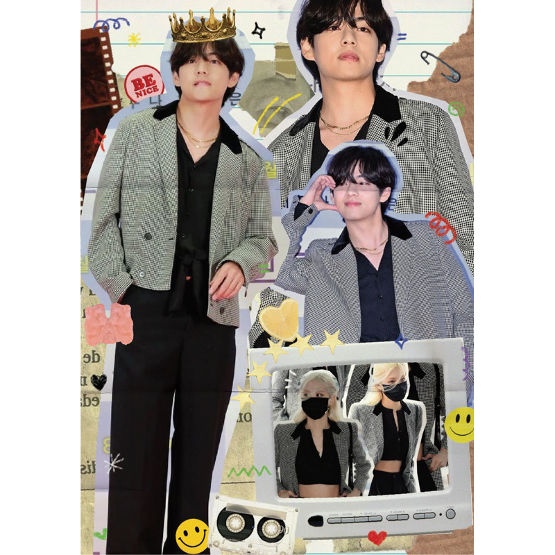 KALE BLAZER (Inspired by V BTS & Rose Blackpink)