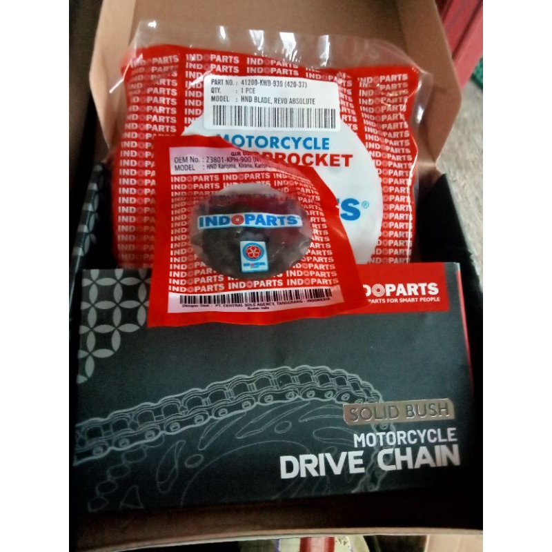 Gear / Gir Set Gear / Gir Paket Komplit Honda Blade New / Revo Asbolute / F1 - MS INDOPART