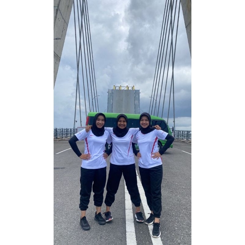 Pakaian Atasan Jersey Jersy Jersi sport Baju kaos olahraga senam aerobic erobik GYm Bola volly voli 