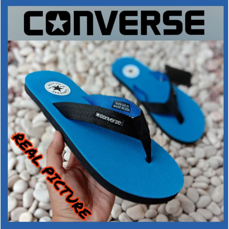 SANDAL PRIA WANITA CONVERSE JEPIT / SENDAL COWOK CEWEK COUPLE PROMO / SANDAL DISTRO KASUAL RINGAN CONVERSE