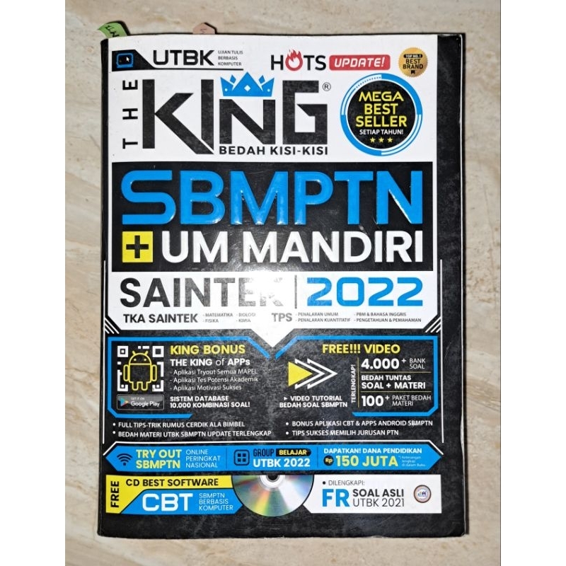 the king sbmptn utbk saintek 2022