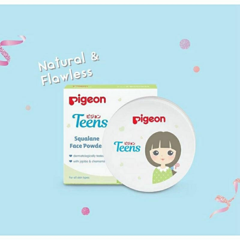 PIGEON TEENS Squalene Face Powder 12gr - Bedak Tabur Pigeon