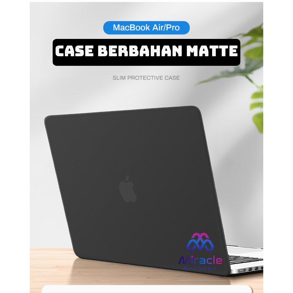 Case PREMIUM MACBOOK MATTE BLACK/TIFFANY BLUE/RED/PINK NEW AIR PRO RETINA  11 12 13 14 15 16 INCH NON / WITH CD ROOM / TOUCHBAR / TOUCH ID / M1 2020 2021 2022
