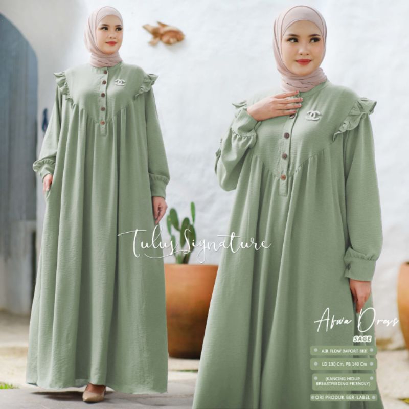 (NEW)GAMIS DRESS OOTD//AFWA MAXY BY TULUS SIGNATURE