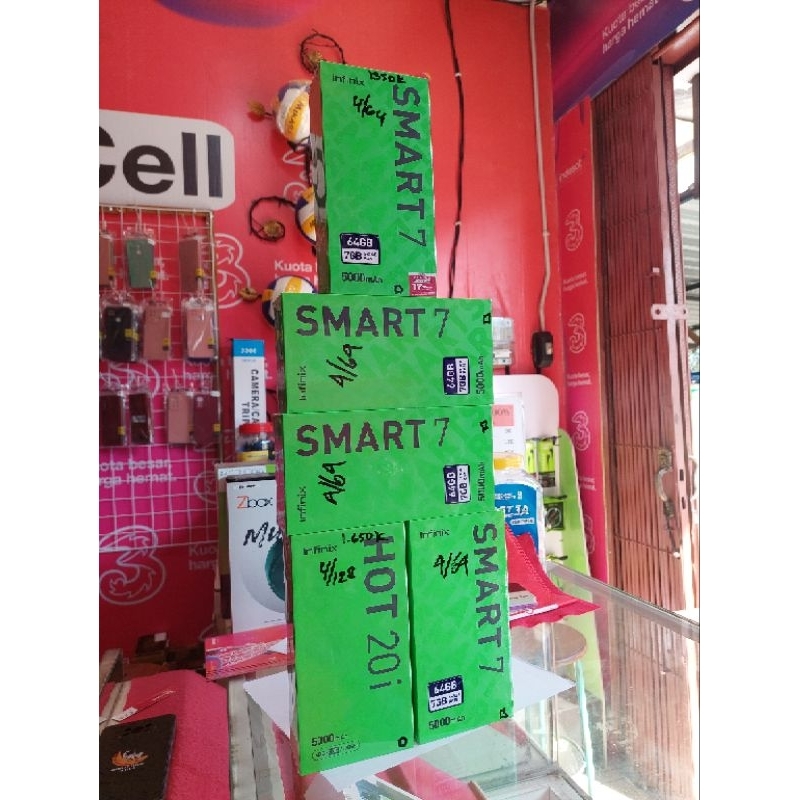 infinix smart 7 ram 4+3/64