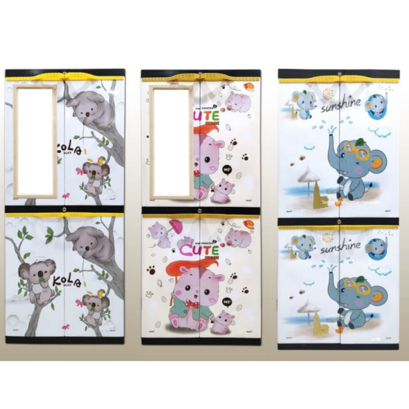 LEMARI PLASTIK GANTUNGAN / LEMARI PLASTIK KACA MINIMALIS