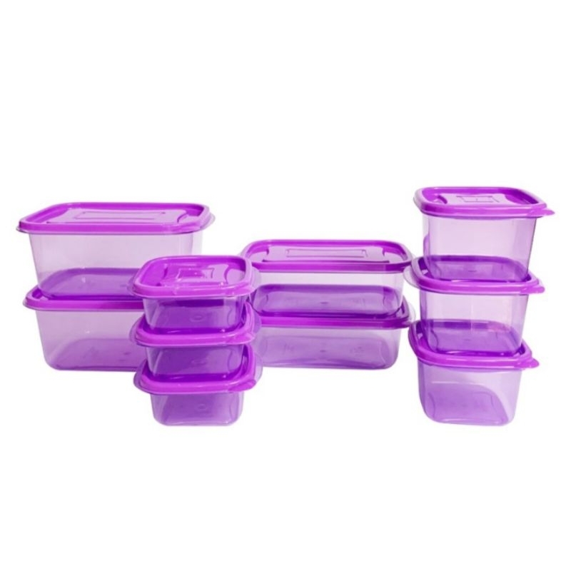 Tempat Makan Calista Oita Set 10 Pcs/Toples plastik/food container oita calista