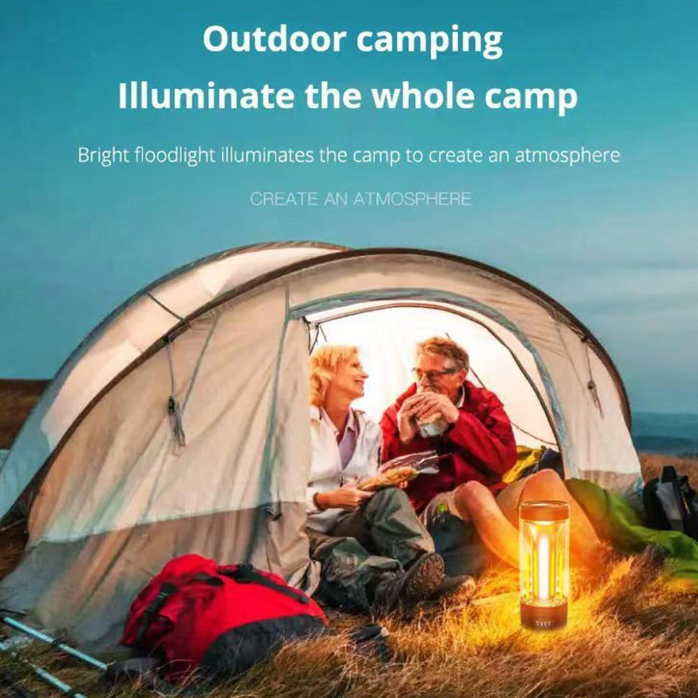 ANBOLT Lampu Camping Tenda Gantung 3in1 COB Multifungsi LED Flashlight Lentera Kemah Outdoor Anti Air USB Rechargeable Perlengkapan Kemah