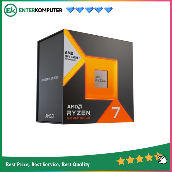 Processor AMD Ryzen 7 7800X3D 4.2GHz Up To 5.0GHz AM5 [Box] - 8 Core