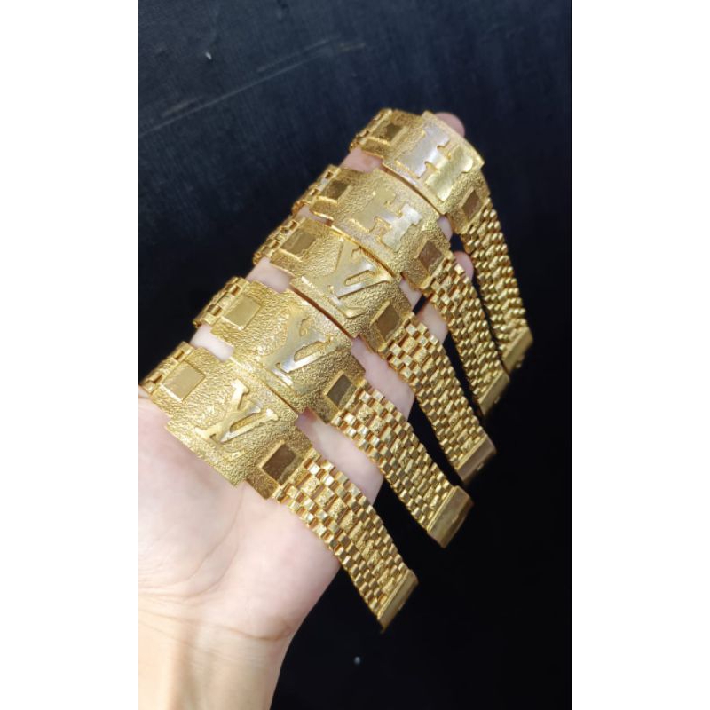 Gelang sepuh sepuhan warna emas 99