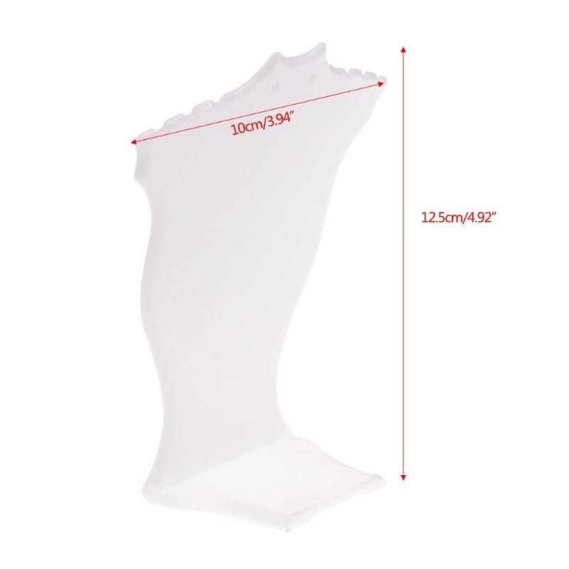 FerenHongXia Patung Perhiasan Plastik Stand Holder Display Perhiasan Kalung / Anting