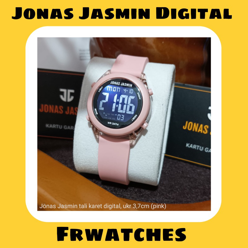 Frwatches Jonas Jasmin Digital Tali Rubber / Karet
