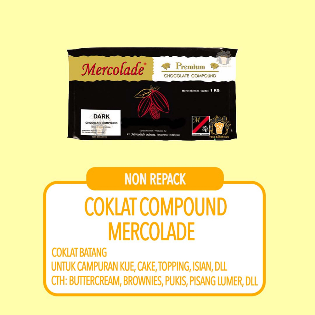 

COKLAT COMPOUND MERCOLADE 1 KG