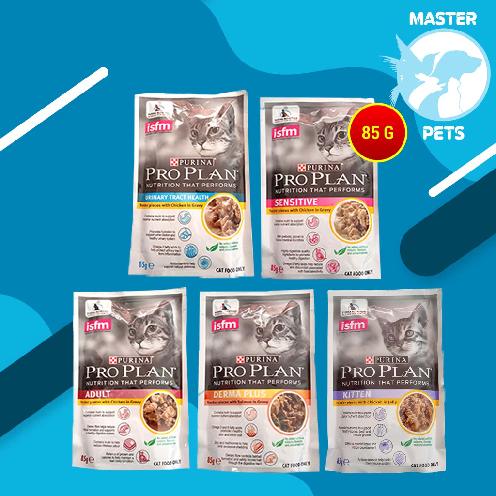 Makanan Kucing Basah Pro Plan Urinary 85 Gram Pouch Sachet Wet Food 85gram Proplan