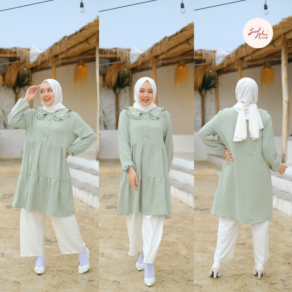 Soulleha Tunik Crinkle Airflow Premium LD 110-120