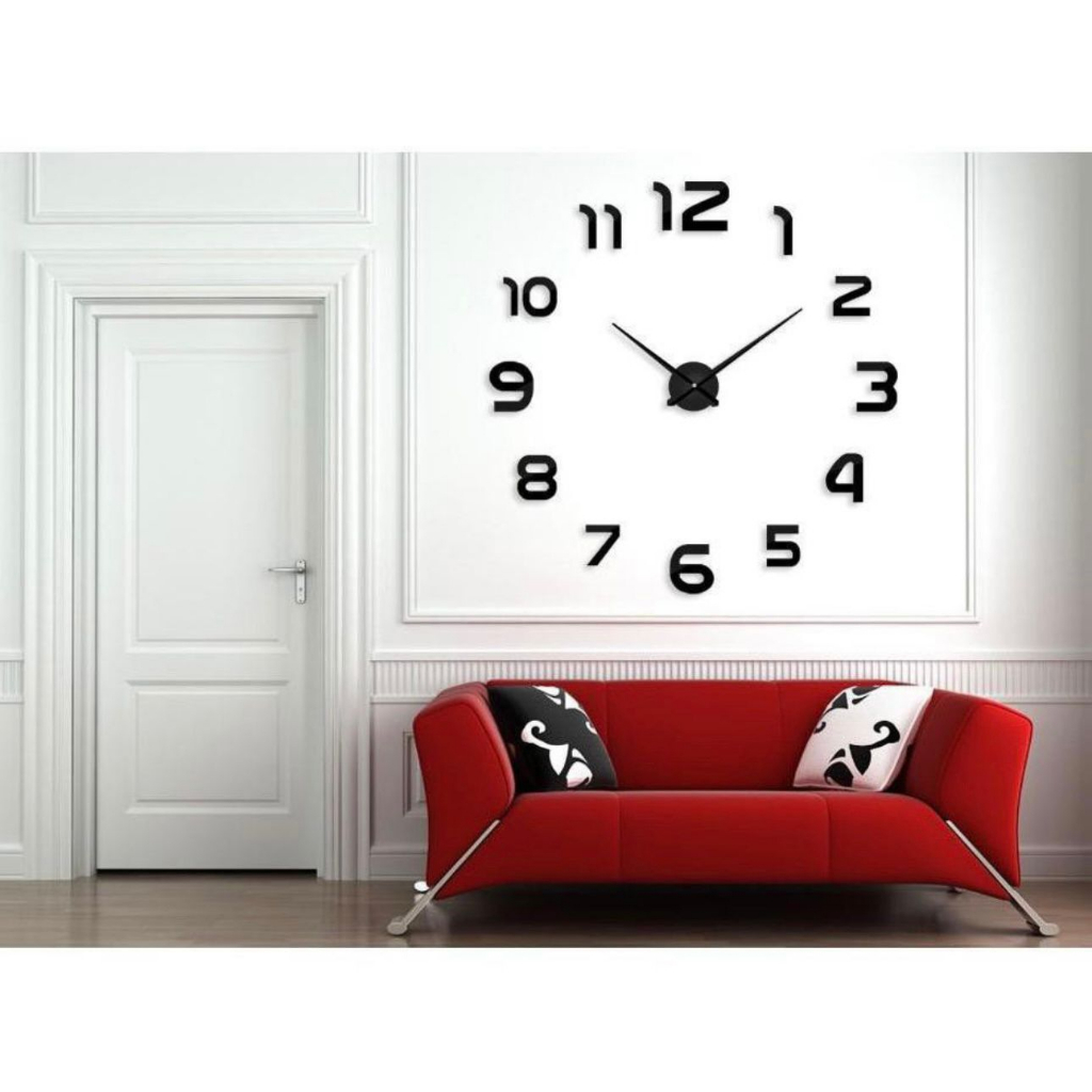 Jam Dinding Besar Diameter 80-130CM / Jam Dinding Aesthetic / DIY Giant Wall Clock