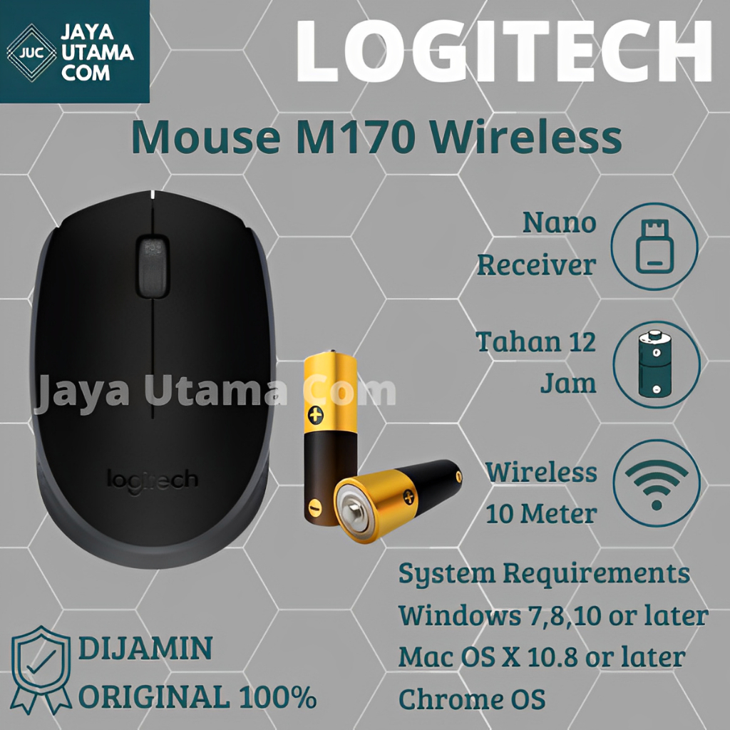 Mouse Logitech M170 Wireless Original