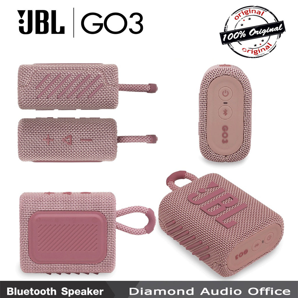 JBL GO 3 Speaker Portable Bluetooth ORIGINAL Garansi Resmi IMS