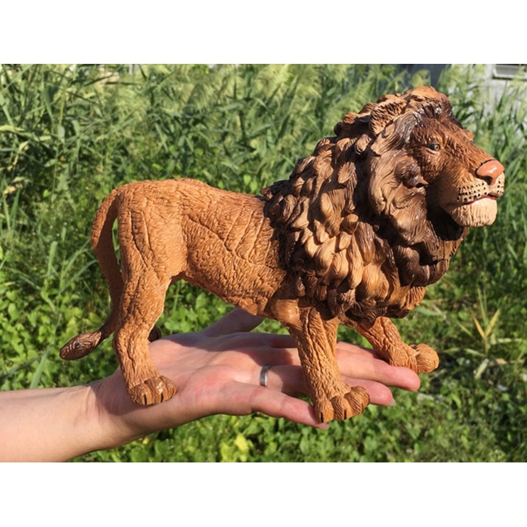 Ukuran Besar Figure Hewan  Wild Animal Animal Model Toys Koleksi Mainan Binatang Karet Gajah Macan Beruang Harimau Zebra Buaya Savannah Afrika Lion King Anak Hadiah Mainan Pendidikan Dini