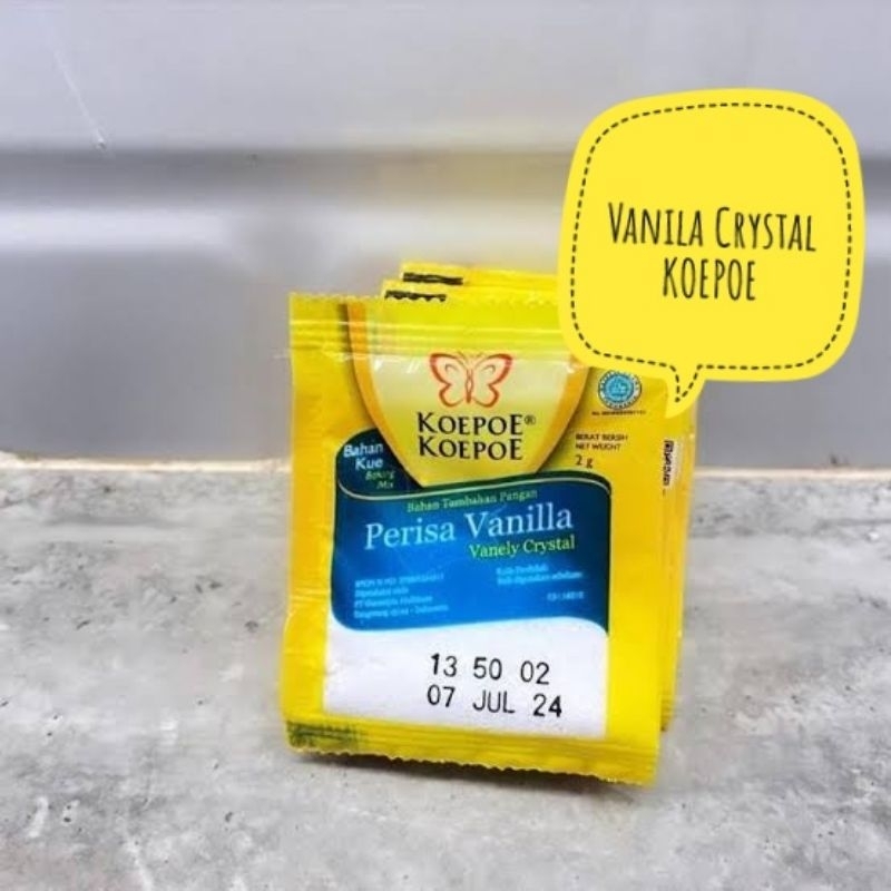 

1 Renteng KOEPOE KOEPOE Perisa Vanilla Vanili Crystal Sachet 2gr