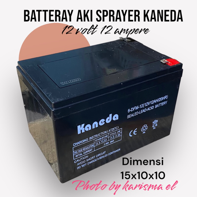 Batteray aki  Sprayer dll 12 volt 12 Ampere sprayer