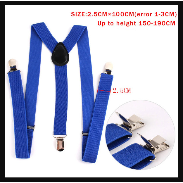 Suspender Anak Hitam Plus Set Dasi Kupu