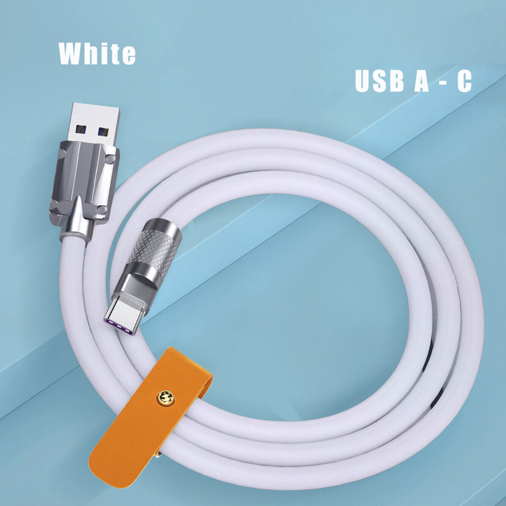 Kabel Data Metal 6A Fast Charging 120W Micro usb Type-C Cable