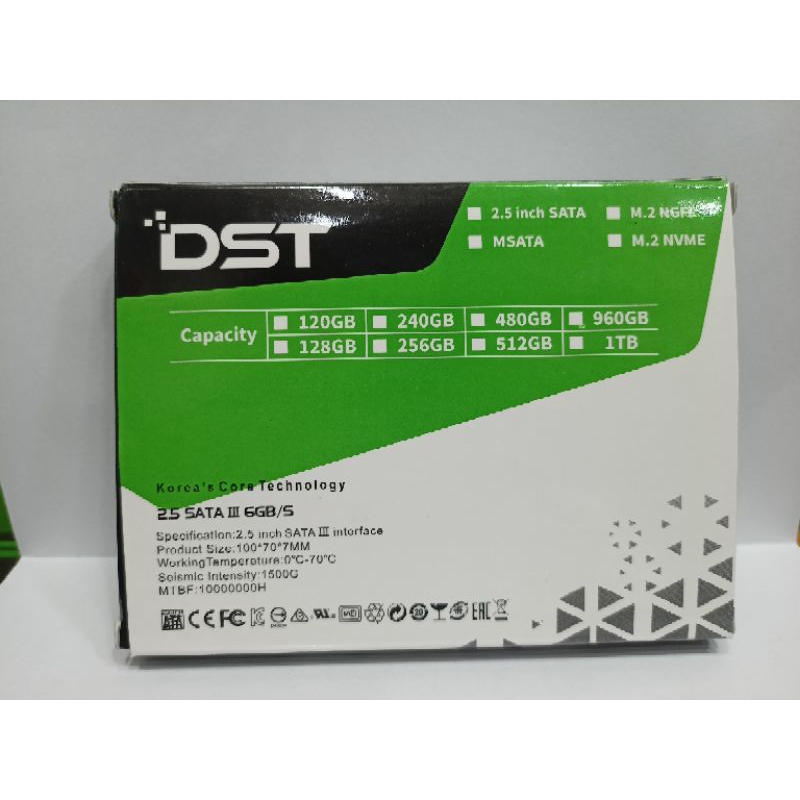 SSD Internal Laptop DST 512GB 2,5" Original Garansi Resmi 3 Tahun