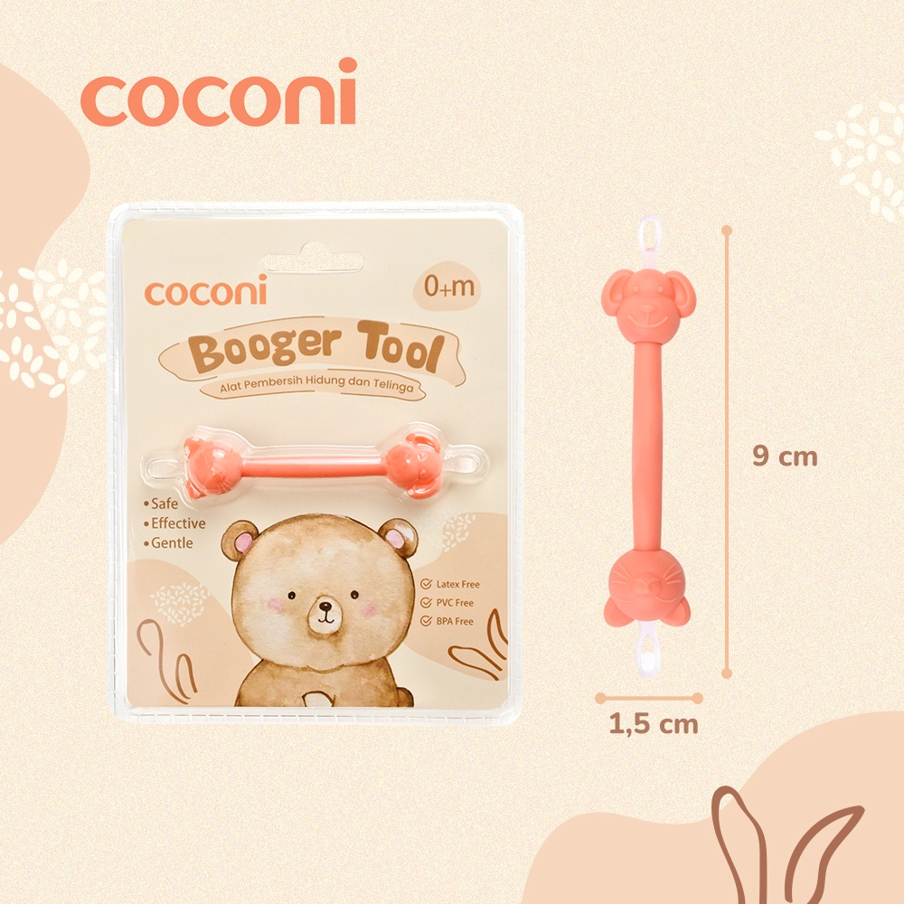 COCONI Ear &amp; Nose Booger Tool | Pembersih Hidung &amp; Telinga Bayi Anak